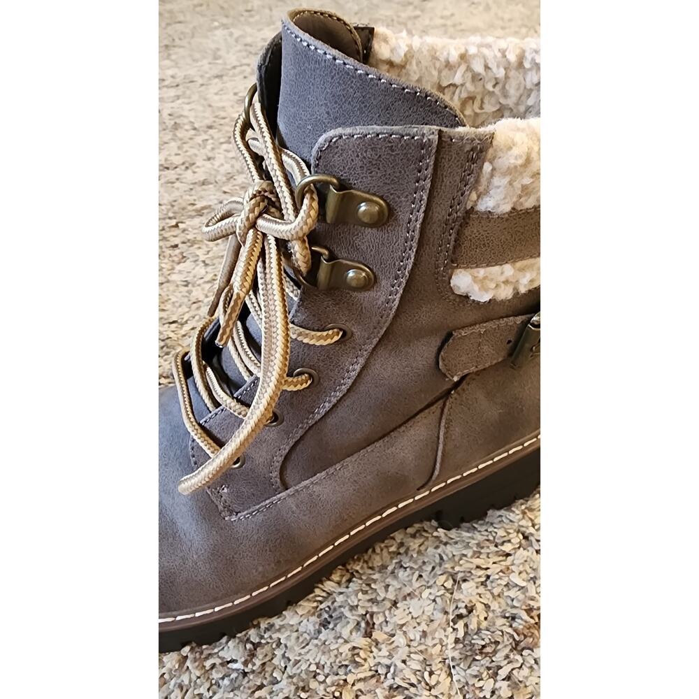 Cliffs White Mountain Meldon Brown Hiker‎ Boots Size 8 Fleece Lined NWOT - Picture 6 of 8